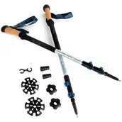 Kije trekkingowe - Spokey COMPASS Kije trek. BL/SV - miniaturka - grafika 1