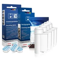 Akcesoria i części do ekspresów do kawy - Zestaw Bosch, Filtr Aqualogis AL-Inte 4szt, Tabletki Odkamieniające SIEMENS TZ80002, Tabletki Czyszczęce Siemens TZ80001 - miniaturka - grafika 1