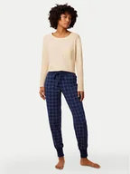 Piżamy damskie - Triumph Spodnie piżamowe 10216544 Granatowy Regular Fit - miniaturka - grafika 1