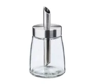 Cukiernice - Cilio dozownik do cukru szkło/stal nierdzewna śred 6,5 x 12 cm 0,145 l CI-550580 - miniaturka - grafika 1