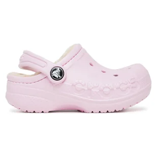 Klapki basenowe Crocs C-BAYA LINED CLOG T 207501-79R - Buty dla dziewczynek - miniaturka - grafika 1