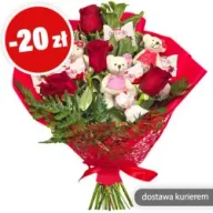 Kwiaty doniczkowe i cięte - Zakochane Misie - miniaturka - grafika 1