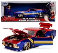 Figurki dla dzieci - Jada Marvel Avengers Ford Mustang 1973 1:24 - miniaturka - grafika 1