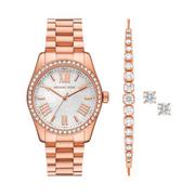 Zegarki damskie - Zegarek Michael Kors Lexington MK1088SET Rose Gold/Rose Gold - miniaturka - grafika 1