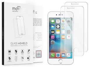 movear 2 szt. Szkło Hartowane 9H Apple iPhone 6 / 6s do Etui GLASS mSHIELD 2.5D A0IP6GPM24A002 - Szkła hartowane na telefon - miniaturka - grafika 1