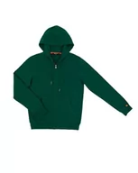 Bluzy męskie - Gianni Lupo GL2123F-S23 męska bluza z kapturem, zielona, XXL, zielona, ZIELONY - miniaturka - grafika 1