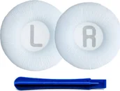 Akcesoria do słuchawek - Litago NAUSZNIKI DO JBL TUNE 450 460 500 600 BT E35 T450 T460 T500 T600 PADY GĄBKI białe - miniaturka - grafika 1