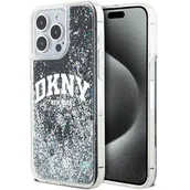 Etui i futerały do telefonów - Oryginalne Etui IPHONE 13 PRO MAX DKNY Hardcase Liquid Glitter Big Logo (DKHCP13XLBNAEK) czarne - miniaturka - grafika 1