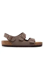 Sandały męskie - Birkenstock Sandały Milano Bs 0634501 Brązowy - miniaturka - grafika 1
