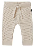 Spodenki dla niemowląt - Noppies Spodnie dresowe "Tawas" w kolorze beżowym - miniaturka - grafika 1