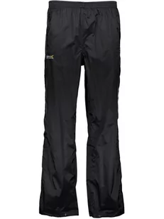 Regatta Spodnie przeciwdeszczowe "Pack It" w kolorze czarnym - Spodnie sportowe męskie - miniaturka - grafika 1