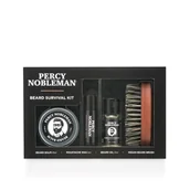 Kosmetyki i akcesoria do pielęgnacji brody - Percy Nobleman Zestaw do brody Beard Survival Kit - miniaturka - grafika 1