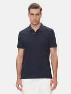 Koszulki męskie - Calvin Klein Polo LV04LC239G Granatowy Regular Fit - miniaturka - grafika 1