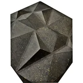 Panele ścienne i boazeria - Panel ścienny MONTEGO anthracite 50 x 50 cm - miniaturka - grafika 1