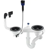 Syfony - Deante Syfon do zlewozmywaków granitowych 2-komorowych space saver czarny ZXY_N973 - ZNALAZŁEŚ TANIEJ$502 ZADZWOŃ 726 713 313 ZXY_N973 - miniaturka - grafika 1