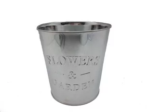 Flower TAJEMNICZY OGRÓD Osłonka metalowa 16 cm - Donice - miniaturka - grafika 1