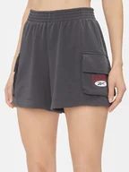 Spodenki damskie - Reebok Szorty sportowe Archive Essentials IL6289 Szary Regular Fit - miniaturka - grafika 1
