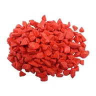 Pozostałe ozdoby ogrodowe - Kamienie dekoracyjne czerwone 0,5 kg - miniaturka - grafika 1