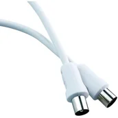 Przewody elektryczne - dpm DPM Kabel TV-VIDEO biały 1,5 m - miniaturka - grafika 1