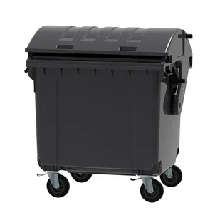 B2B Partner Plastikowy śmietnik do segregacji odpadu CLE 1100, antracyt MGBStandard1100,šedá - Kosze na śmieci - miniaturka - grafika 1