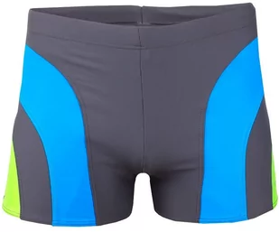 Kąpielówki męskie Crowell Sykes kol.03 szaro-niebiesko-zielone-3XL - Kąpielówki męskie - miniaturka - grafika 1