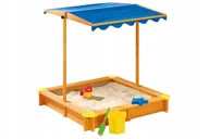 Place zabaw - DREWNIANA PIASKOWNICA ZAMYKANA PLAYTIVE - miniaturka - grafika 1