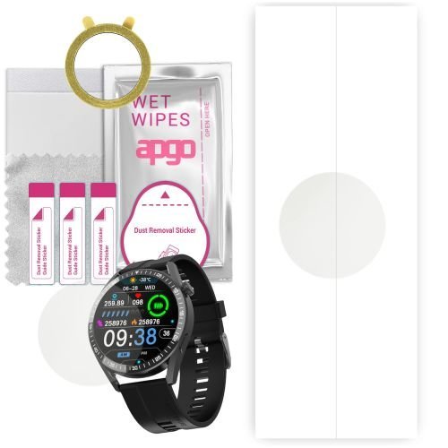 1x folia hydrożelowa MATOWA do Tracer SM8V Onyx - apgo Smartwatch Hydrogel MATTE Protection Ochrona na ekran smartwatcha