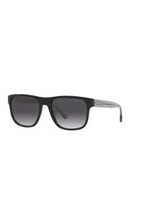 Emporio Armani Okulary przeciwsłoneczne 0EA4163 męskie kolor czarny - Okulary przeciwsłoneczne - miniaturka - grafika 1