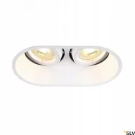 Oprawy, klosze i abażury - SLV Lampa wpuszczana HORN double QPAR51 biała 25W 1006122 - miniaturka - grafika 1