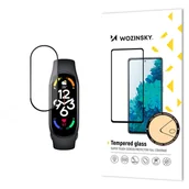 Akcesoria do smartwatchy - Wozinsky Full Glue Xiaomi Mi Band 7 szkło hartowane na ekran czarny - miniaturka - grafika 1