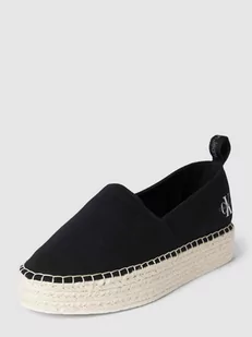 Espadryle z nadrukiem z logo - Espadryle damskie - miniaturka - grafika 1