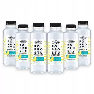 Tymbark Po prostu Woda&Sok Cytryna bez cukru 400ml x 6 sztuk - Woda - miniaturka - grafika 1