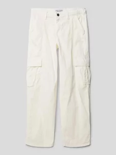 Spodnie i spodenki dla chłopców - Spodnie o luźnym kroju z zapięciem na guzik model ‘Karly’ - grafika 1