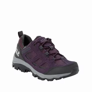 Buty trekkingowe damskie - Buty damskie na wędrówki Jack Wolfskin VOJO 3 TEXAPORE LOW W purple/ grey - 42 - grafika 1