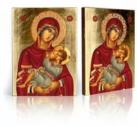 Ikony i obrazy sakralne - Ikona religijna Matka Boża Karmiąca - miniaturka - grafika 1