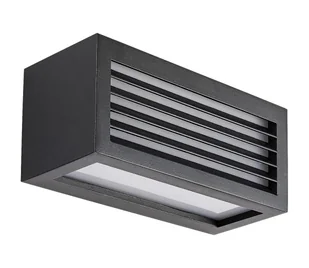 Rabalux 77100 - LED Kinkiet zewnętrzny LUBLIN LED/10W/230V IP54 czarny - Lampy ogrodowe - miniaturka - grafika 1