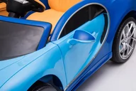 Pojazdy elektryczne dla dzieci - Pojazd Bugatti Chiron Niebieski - miniaturka - grafika 1