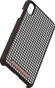 Nordic Elements Nordic Elements Saeson Idun - Materiałowe etui iPhone Xs Max Dark Brown - Etui i futerały do telefonów - miniaturka - grafika 1