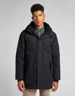 Lee Essential Parka Męska Kurtka Zimowa Black L88Cod01-L - Kurtki męskie - miniaturka - grafika 1