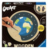 Zabawki kreatywne - Creart Wooden Day and night globe - miniaturka - grafika 1