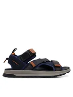 Sandały męskie - Clarks Sandały ATL Trek Tide 26181521 Granatowy - miniaturka - grafika 1