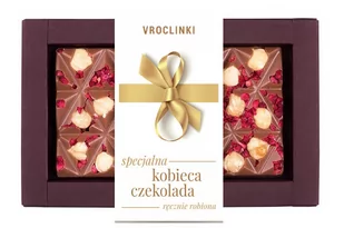 Czekolada mleczna Z Malinami I Orzechami Laskowymi - Dzień Kobiet Złota Wstążka - Czekolada - miniaturka - grafika 1