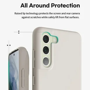 Mercury Silicone iPhone 15 6,1 jasnoszary/stone - Etui i futerały do telefonów - miniaturka - grafika 5