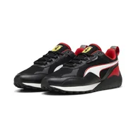Sneakersy męskie - Męskie Sneakersy PUMA FERRARI SPEEDFUSION 2.0 30806001 – Czarny - miniaturka - grafika 1