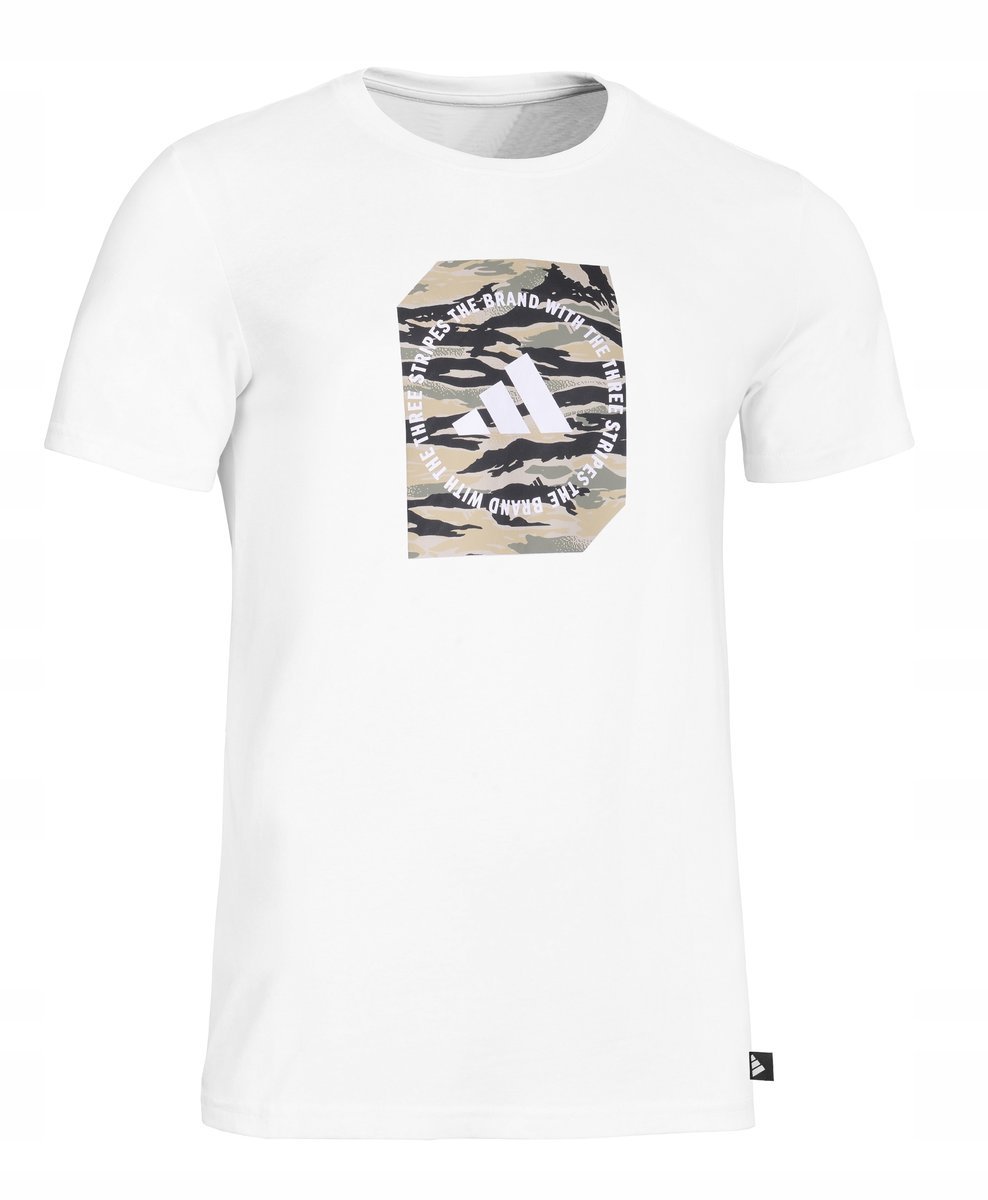 ADIDAS WYGODNA KOSZULKA MĘSKA BAWEŁNIANA T-SHIRT CAMO SHAPE GRAPH XXL