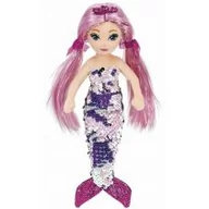 Lalki dla dziewczynek - Ty Mermaids Lorelei fioletowa syrenka 27cm - miniaturka - grafika 1