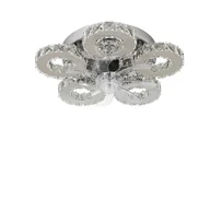 Wentylatory sufitowe - Wentylator sufitowy Crystal, lampa LED, inteligentne sterowanie APP, lampa wentylatora sufitowego C, 110-240V - miniaturka - grafika 1