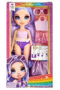 Rainbow High Swim&Style Fashion Doll - Violet - Lalki dla dziewczynek - miniaturka - grafika 1