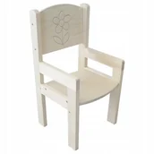 Krzesła obrotowe dla dzieci - Krzesełko Dla Niemowlaka Pełne Z Podłokietnikiem + Grawer Do Wyboru - miniaturka - grafika 1