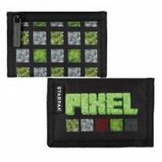 Portfele - Portfel Pixel zielony - miniaturka - grafika 1
